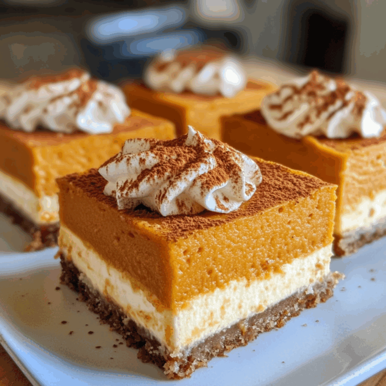Pumpkin Cheesecake Bars: Autumn Indulgence in Every Bite