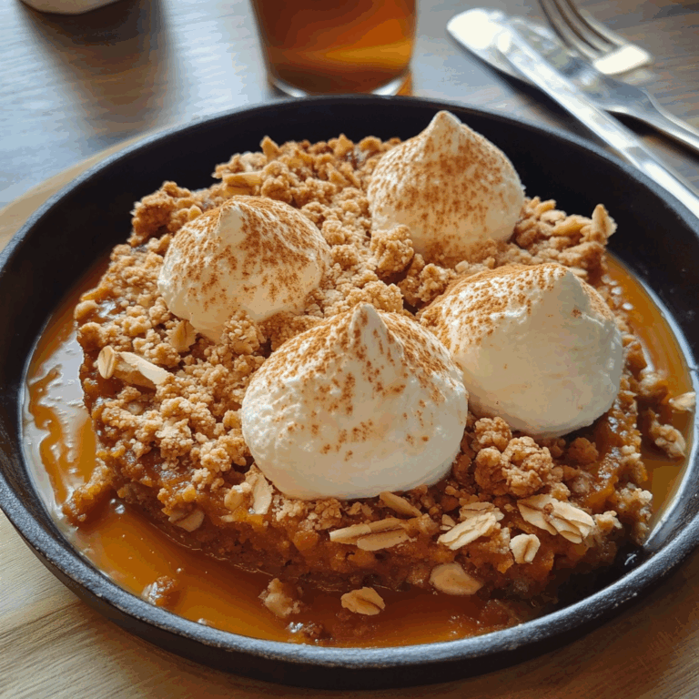Pumpkin Pie Crisp: A Fall Twist on a Classic Dessert