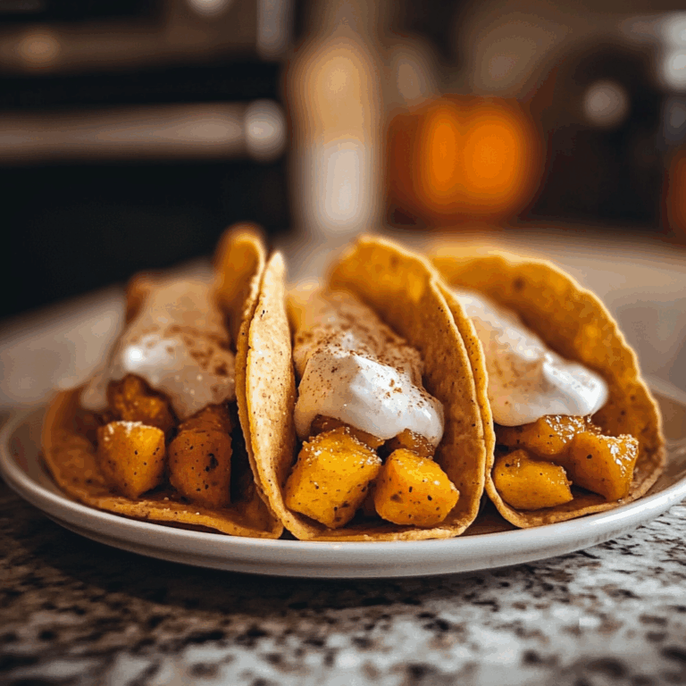 Pumpkin Pie Tacos – A Delicious Twist on a Fall Classic