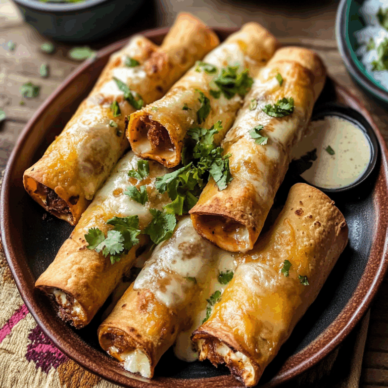 Queso Fundido Taquitos: A Cheesy Mexican Delight