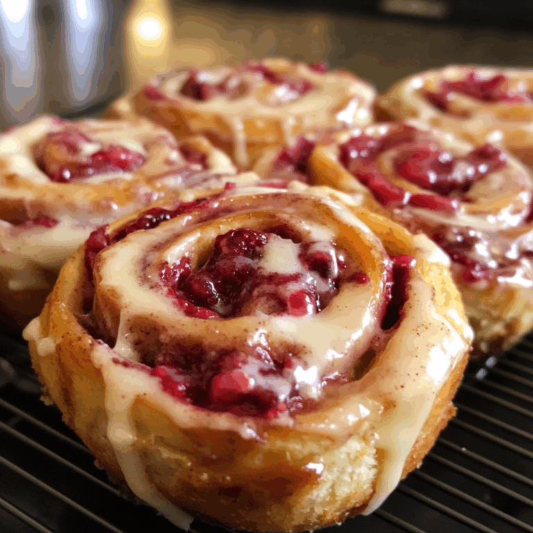 Raspberry Cinnamon Rolls with a Sweet Twist