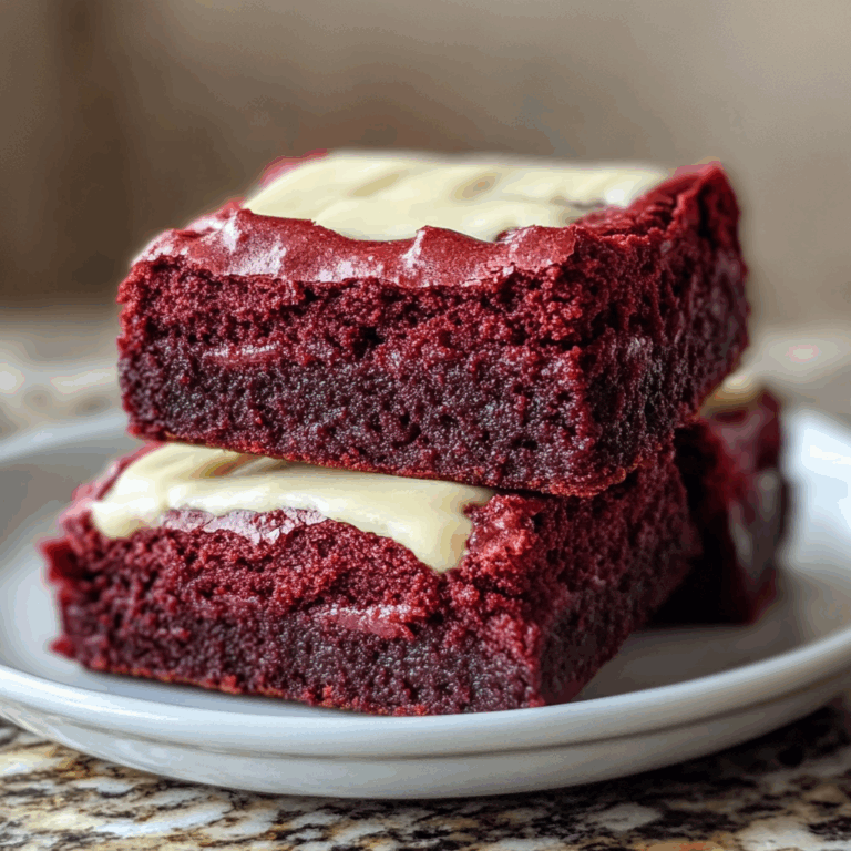 Irresistible Red Velvet Brownies