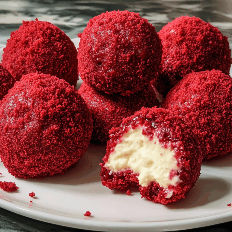 Decadent Red Velvet Cheesecake Balls