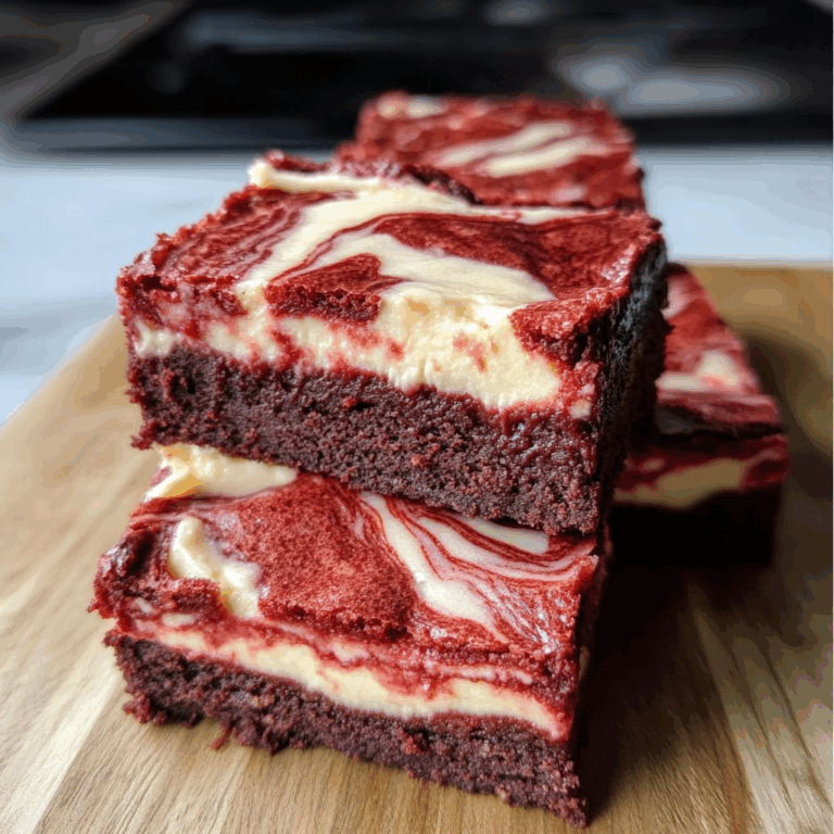 Red Velvet Cheesecake Brownies