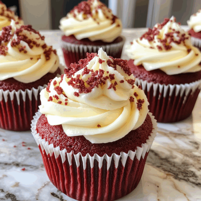 Red Velvet Cheesecake Cupcakes