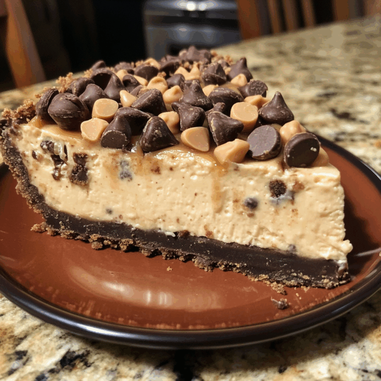 Reese’s Peanut Butter Chip Cheesecake Pie