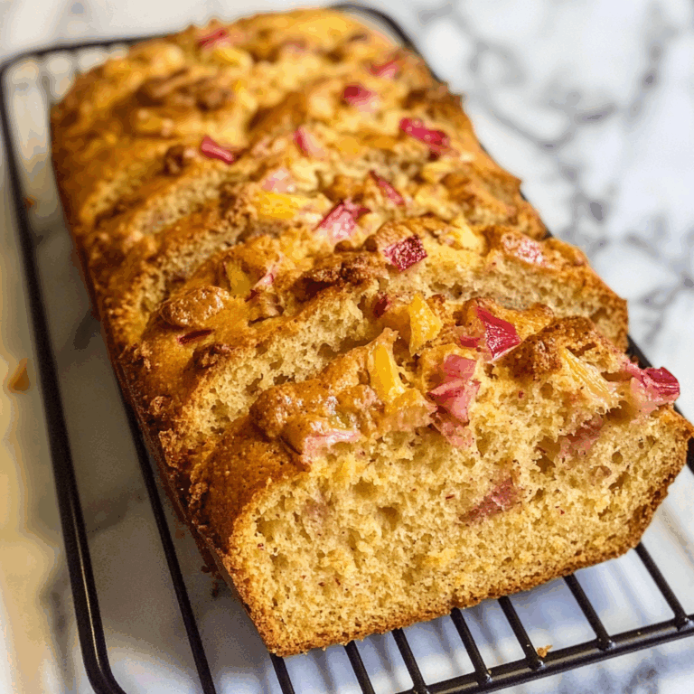 Rhubarb Bread: A Sweet and Tangy Delight