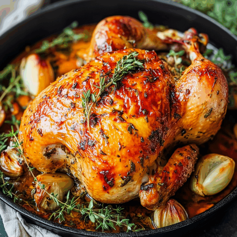 Roasted Chicken with Garlic and Herbs