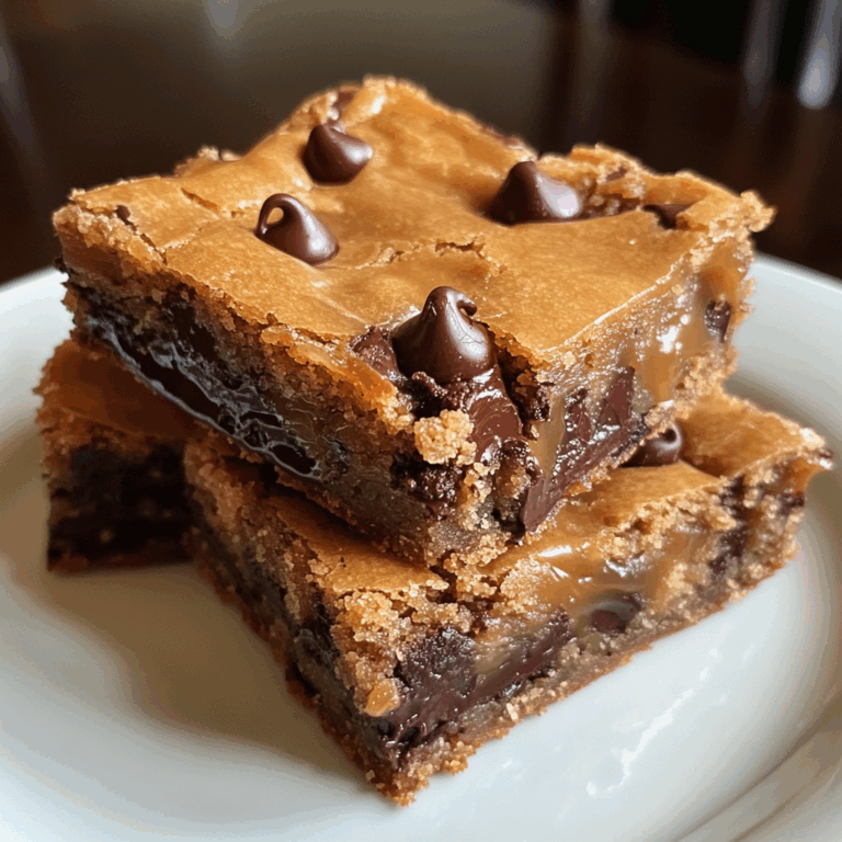Salted Caramel Chocolate Chip Cookie Bars