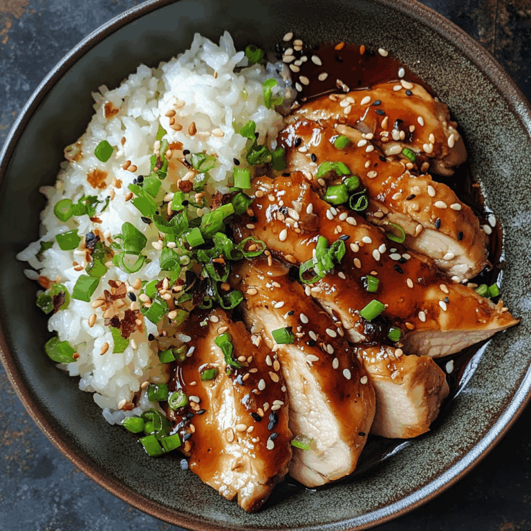 Sesame Miso Chicken and Coconut Rice