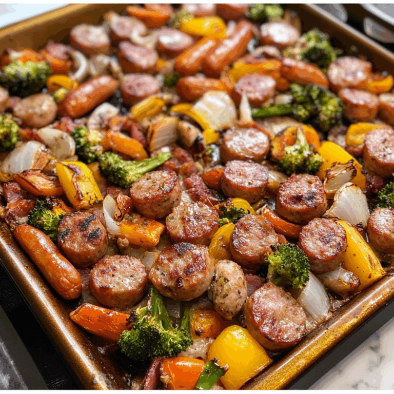 Sheet Pan Sausage Dinner: A Flavor-Packed, Fuss-Free Meal