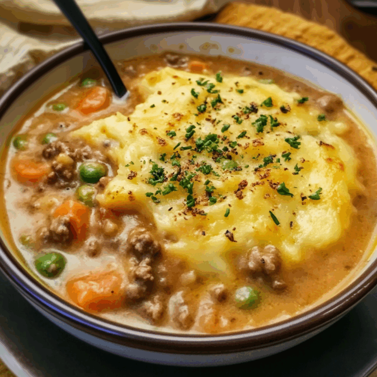 Shepherd’s Pie Soup: A Cozy Twist on a Classic Dish