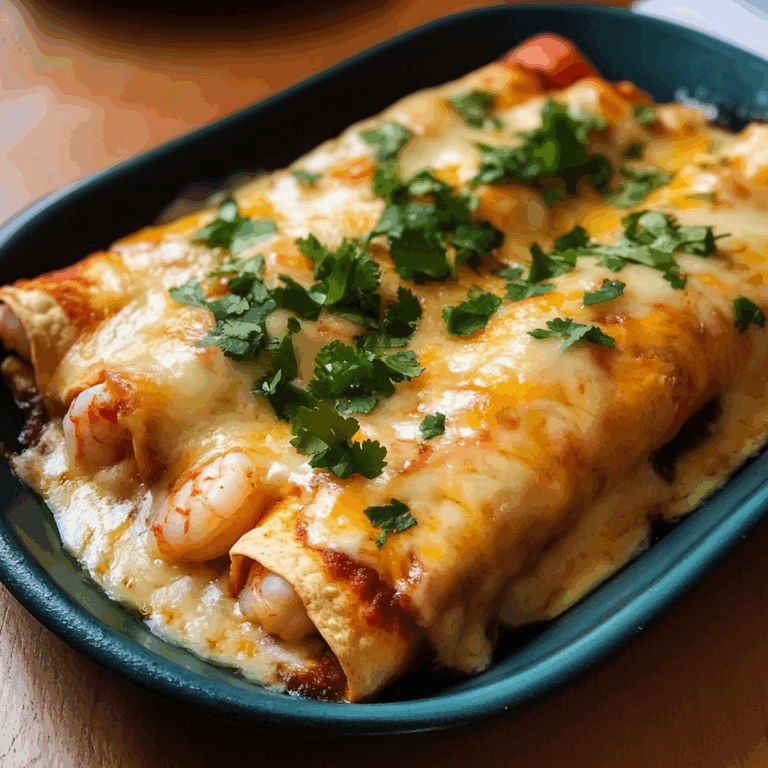 Succulent Shrimp Enchiladas with a Twist