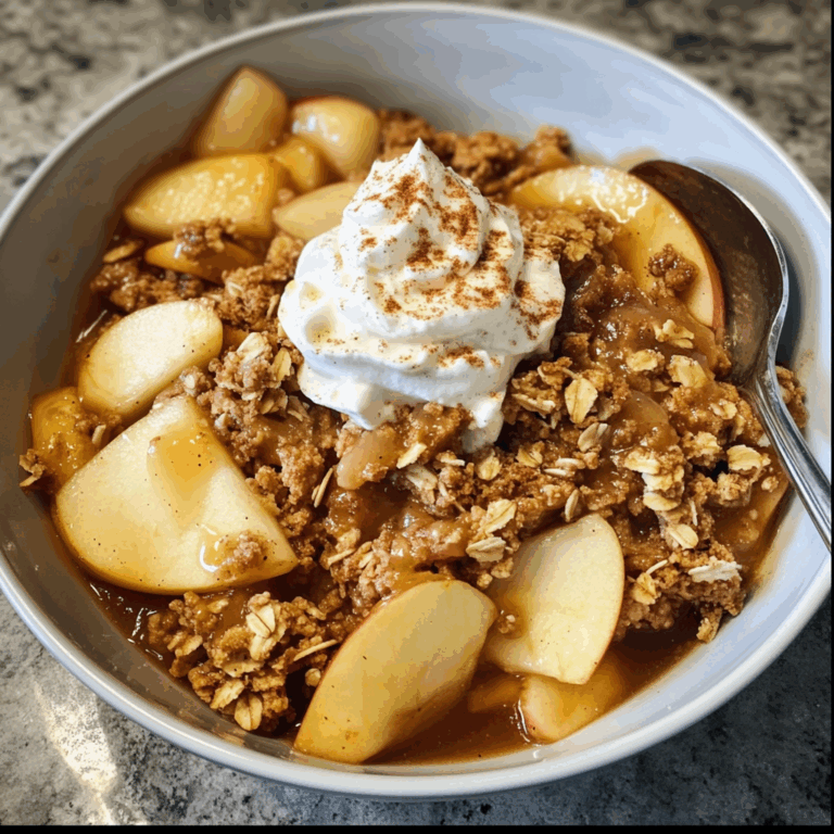 Slow Cooker Apple Crisp: Effortless Autumn Delight
