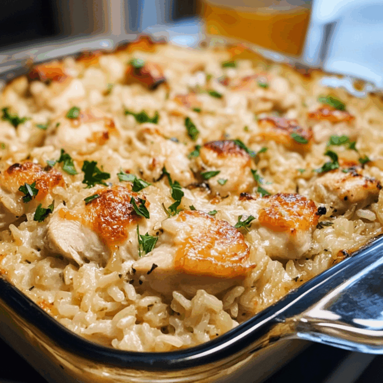 Chicken and Rice No-Peek Casserole