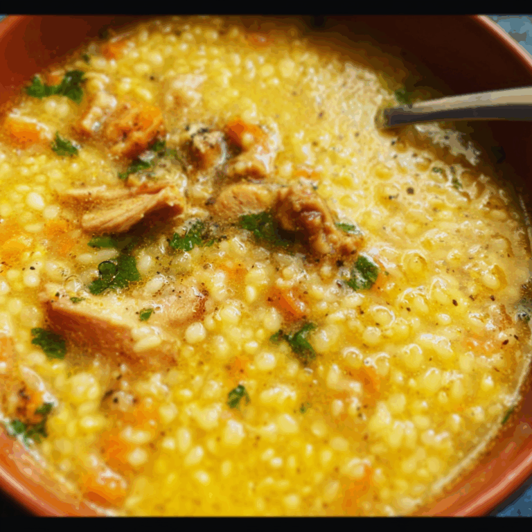 Comforting Chicken and Stars Soup