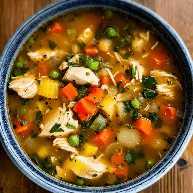 Comforting Chicken and Vegetable Soup
