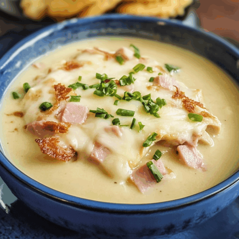Creamy Chicken Cordon Bleu Soup