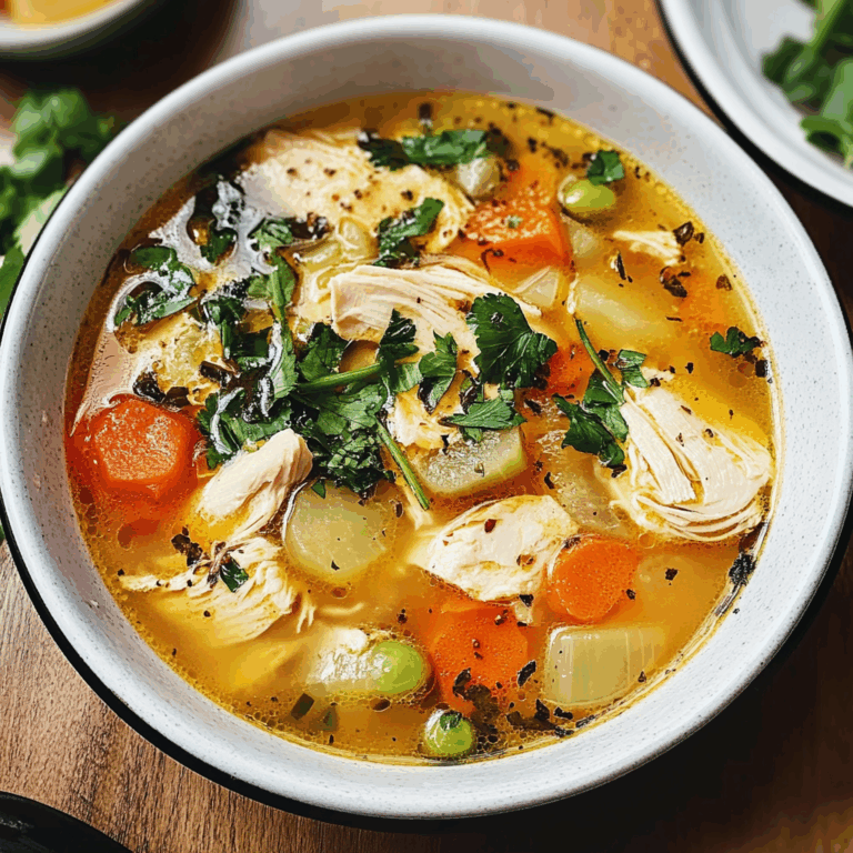 Homemade Chicken Soup: Warm, Comforting, and Nourishing