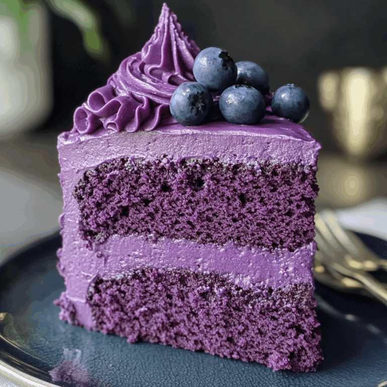 Irresistible Purple Velvet Cake