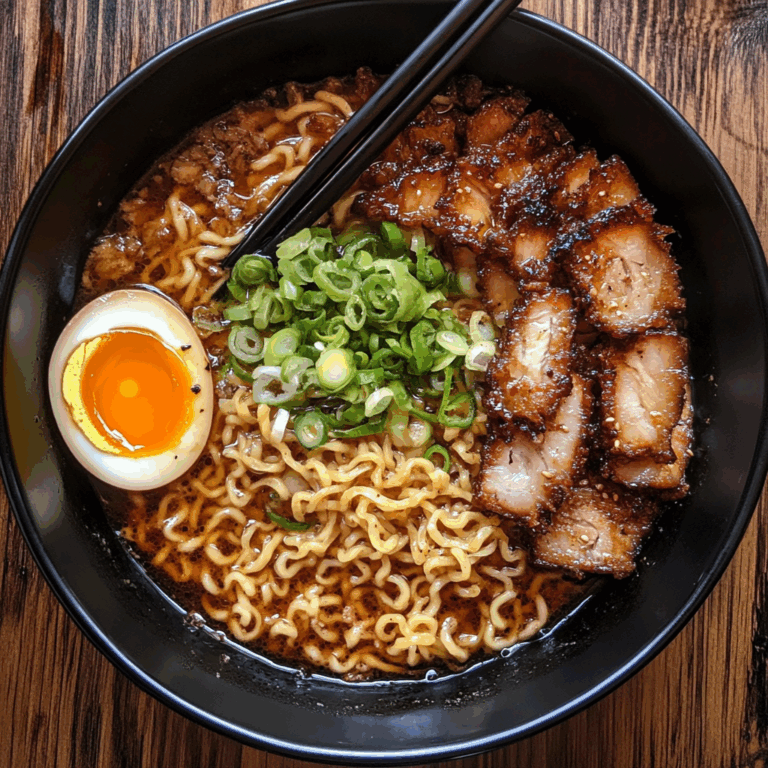 Ramen with Crispy Pork and Egg