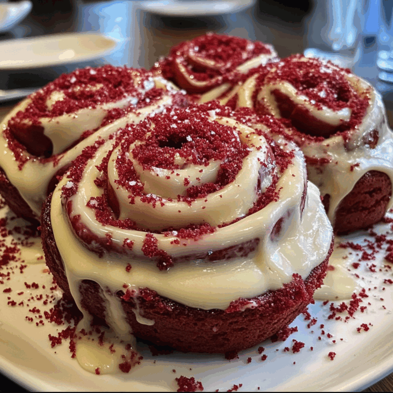 Indulgent Red Velvet Cinnamon Rolls