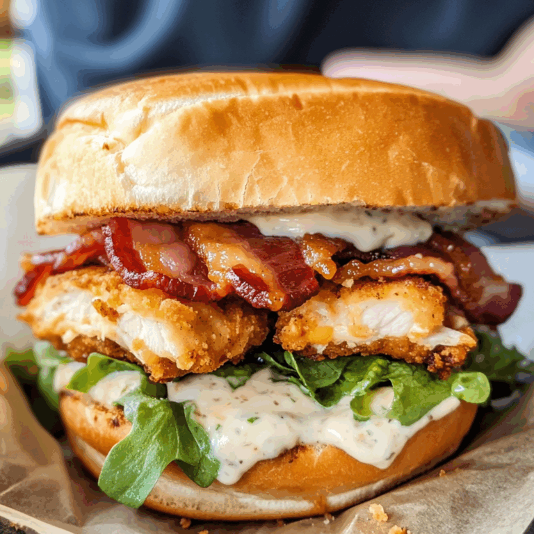 Delicious Bacon Chicken Ranch Sandwiches