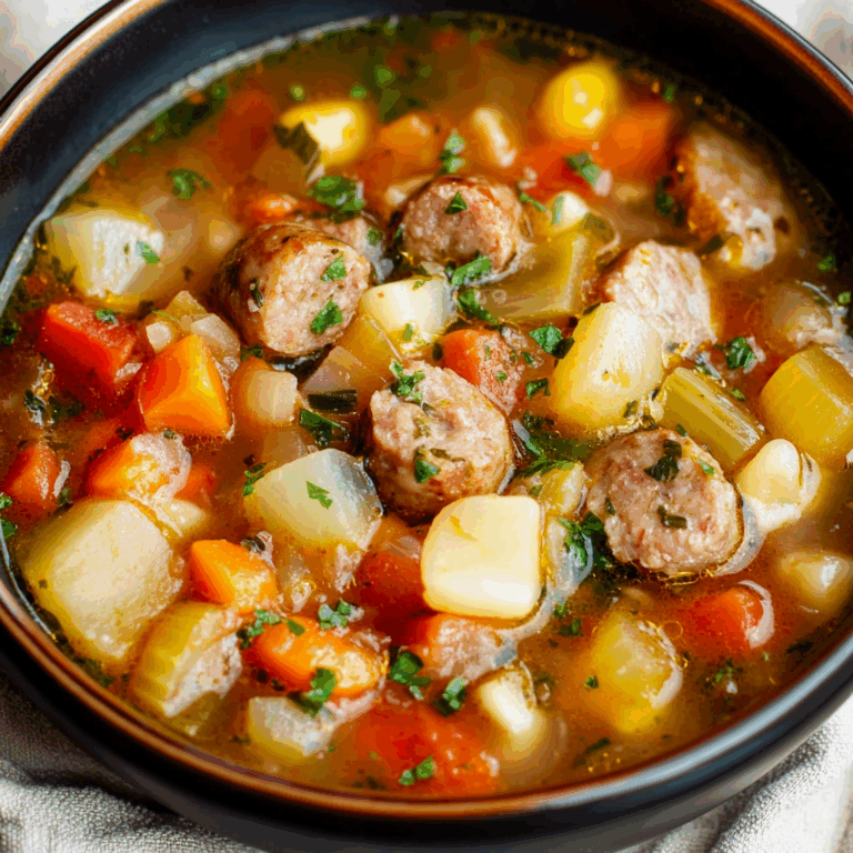 Hearty Sausage and Vegetable Soup