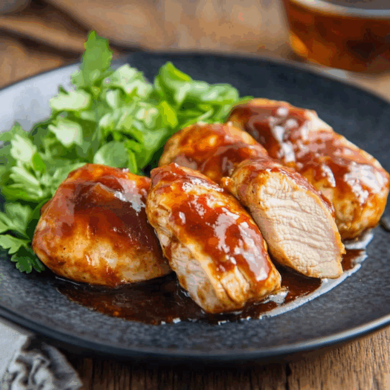 Slow Cooker BBQ Chicken Breast