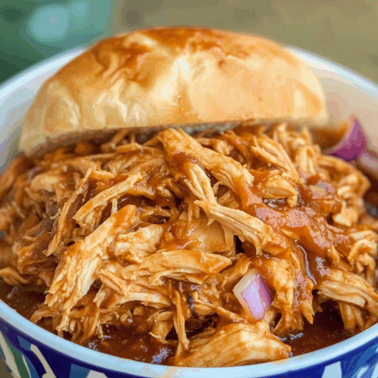 Slow Cooker BBQ Pulled Chicken Recipe