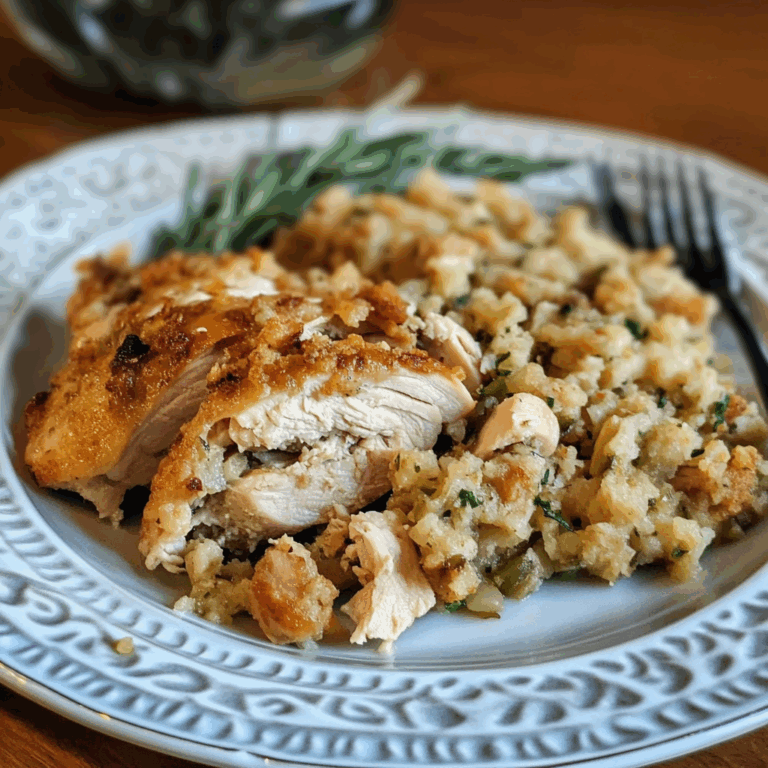 Slow Cooker Chicken and Stuffing