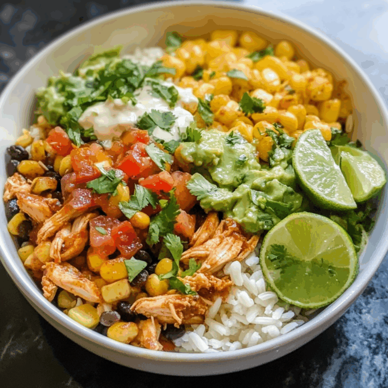 Slow Cooker Chicken Burrito Bowl