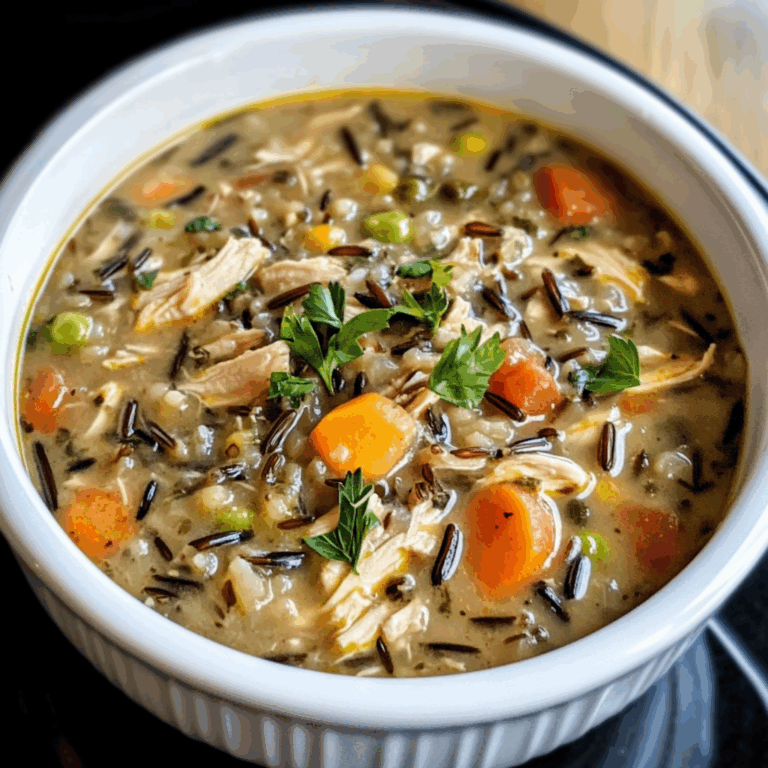 Slow Cooker Chicken Wild Rice Soup