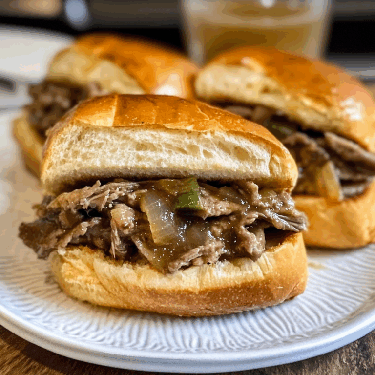 Slow Cooker French Dip Sandwiches