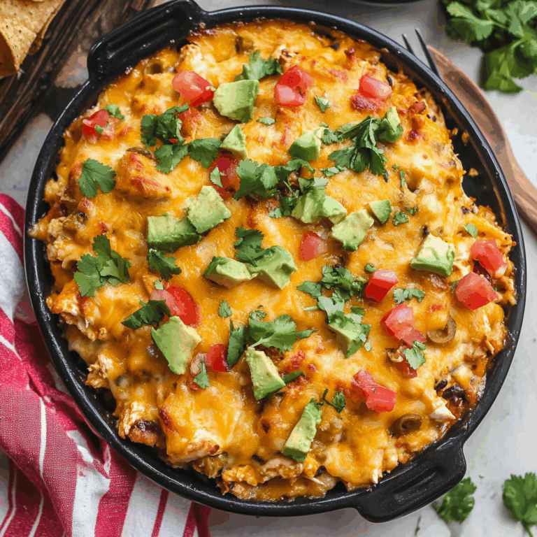 Chicken Taco Casserole: A Flavor-Packed Fiesta in Every Bite
