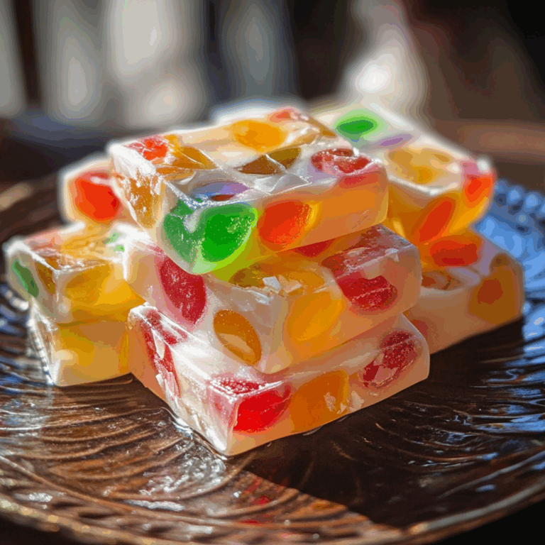 Jelly Nougat Candy: A Sweet, Soft, and Chewy Delight