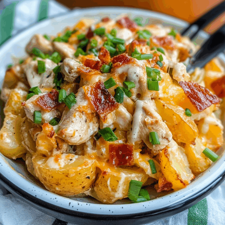 Loaded Potato Ranch Chicken Casserole