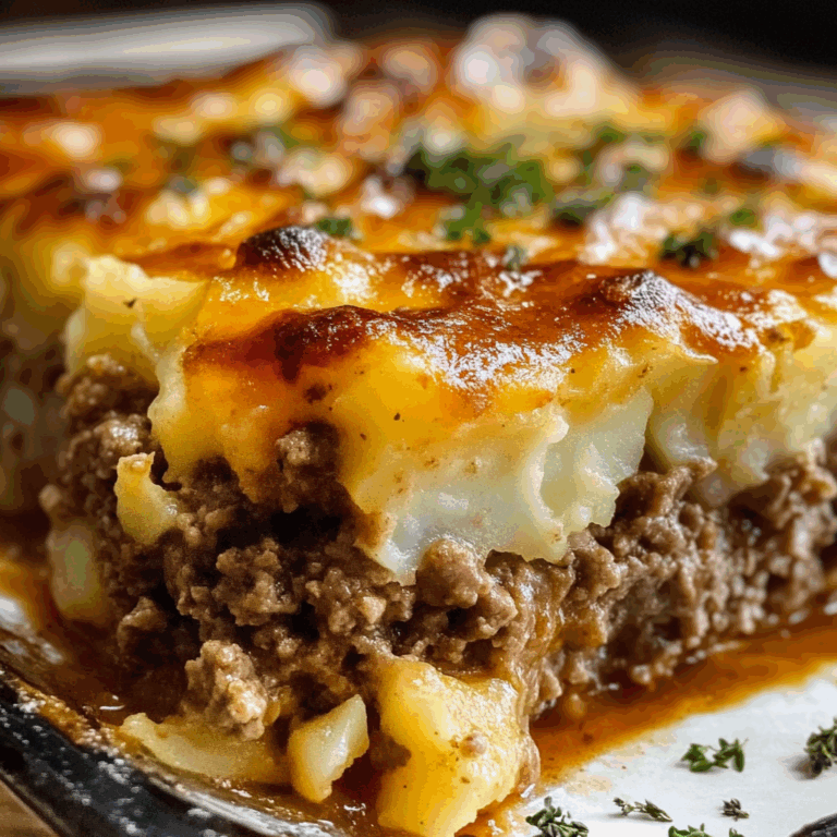 Loaded Potato & Meatloaf Casserole: A Comfort Food Masterpiece