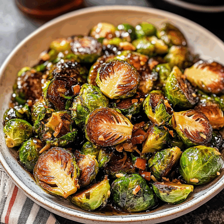 Maple Balsamic Brussels Sprouts: A Flavorful Roasted Delight