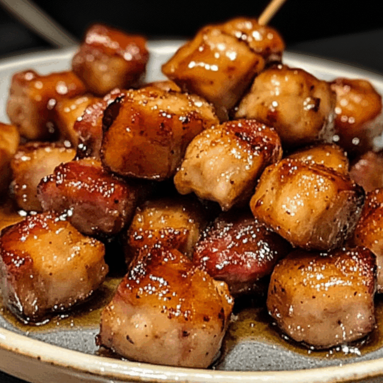 Maple Glazed Bacon Chicken Bites