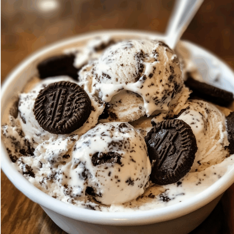 No-Churn Cookies and Cream Ice Cream