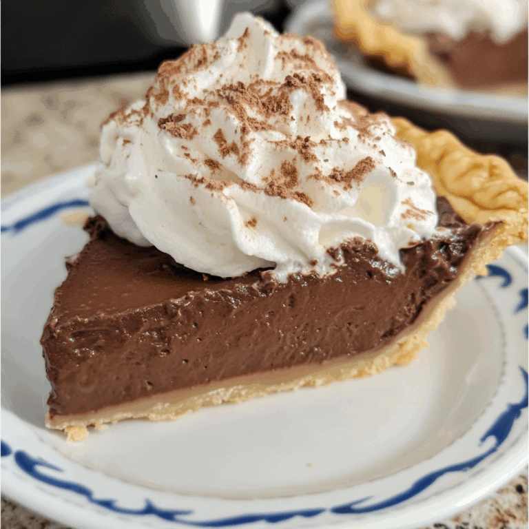 Old Fashioned Chocolate Pie: A Timeless Indulgence