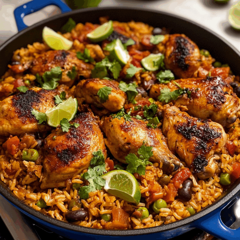 One Pan Mexican Chicken and Rice