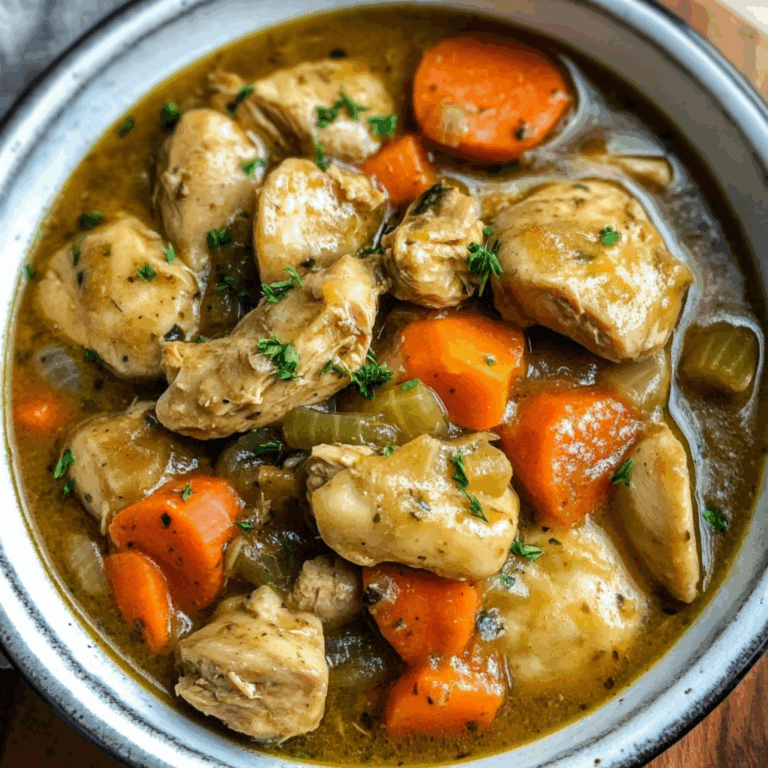 Comforting Chicken Stew: A Hearty and Flavorful Delight