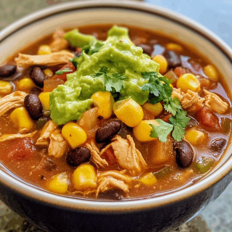 Chicken Taco Soup: A Fiesta of Flavors in One Pot