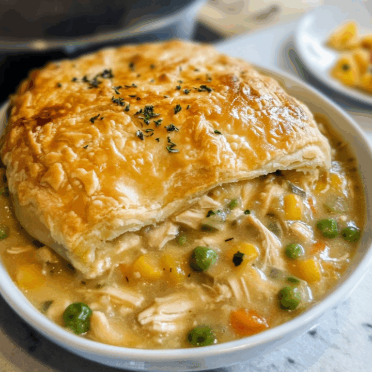 Easy Slow Cooker Chicken Pot Pie