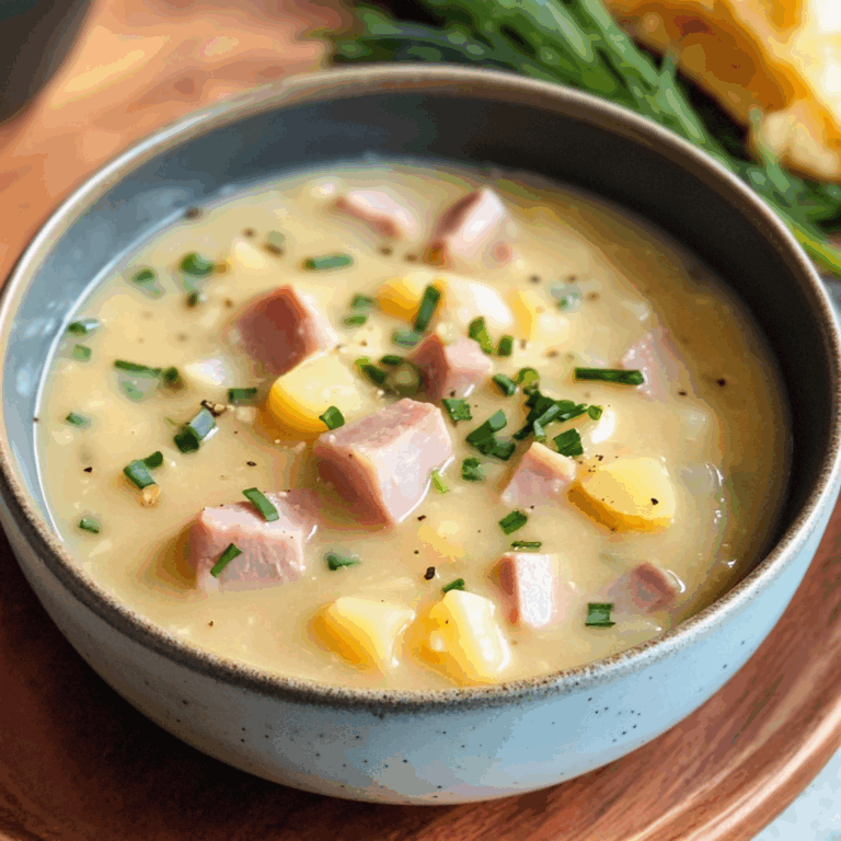Hearty Ham and Potato Soup: A Comforting Classic
