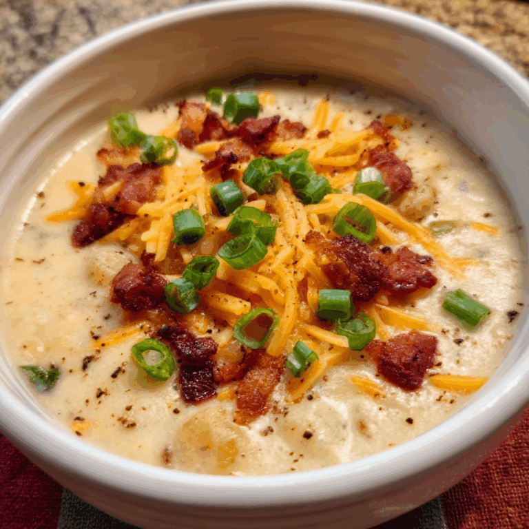 Creamy & Loaded Potato Soup Recipe