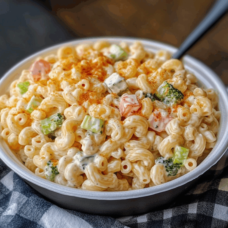 Delicious & Creamy Macaroni Salad Recipe