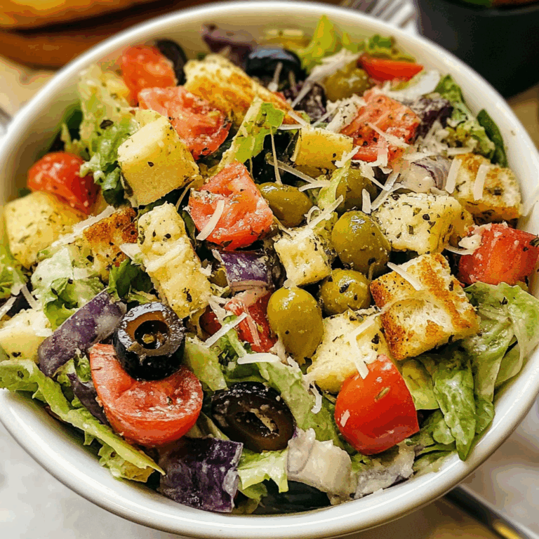Olive Garden Salad: A Taste of Italy at Home